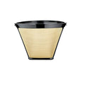 Gold Tone Stainless Steel Mesh 12 Cup Coffee Filter T64050
