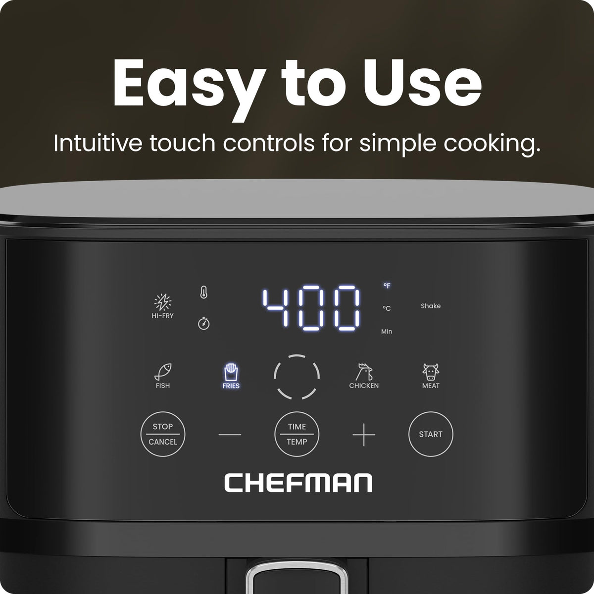 6 QT Compact Nonstick Air Fryer K458