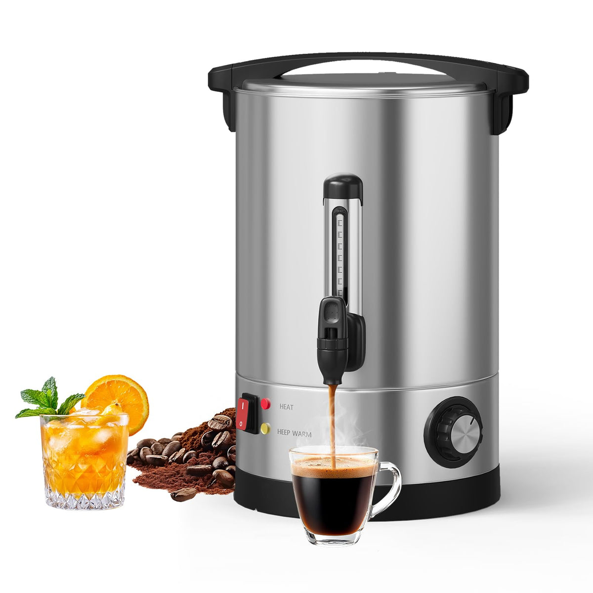10L Stainless Steel Commercial Coffee Urn P81823
