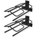 Wall Mounted Saddle Rack Set of 2, 120-lb Capacity Heavy Duty Iron Saddle Stand Z783