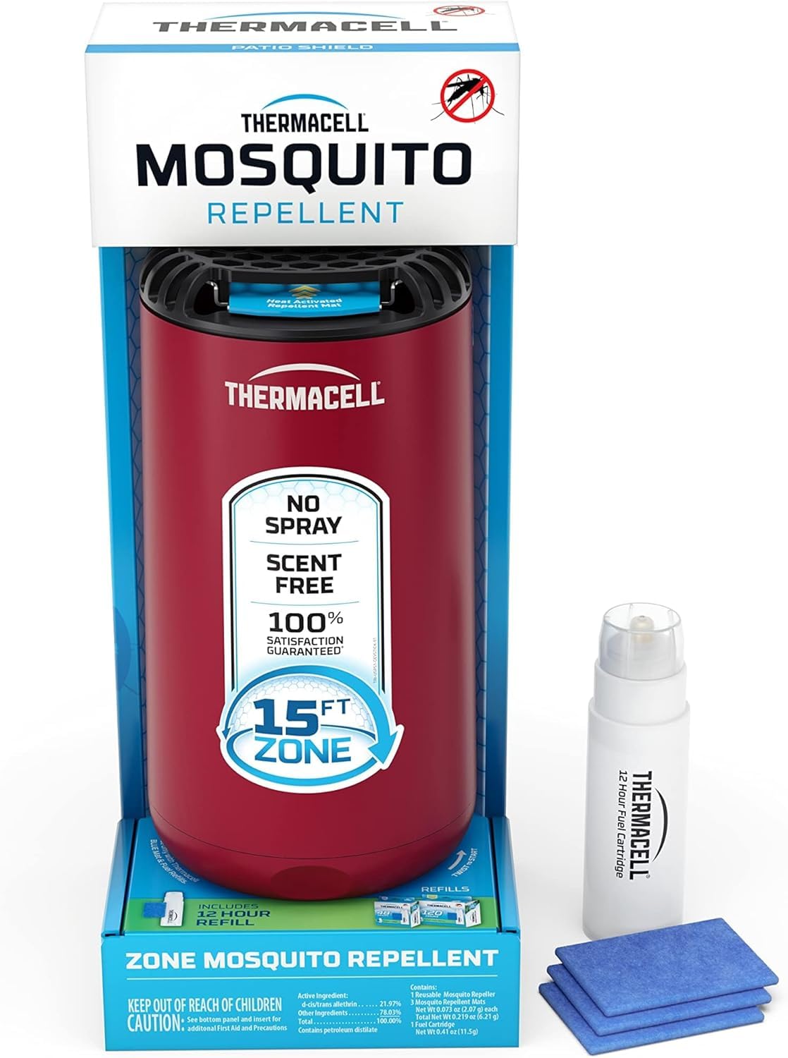 Mosquito Repeller Patio Shield 12-Hour Refill 15 Foot Zone H952370