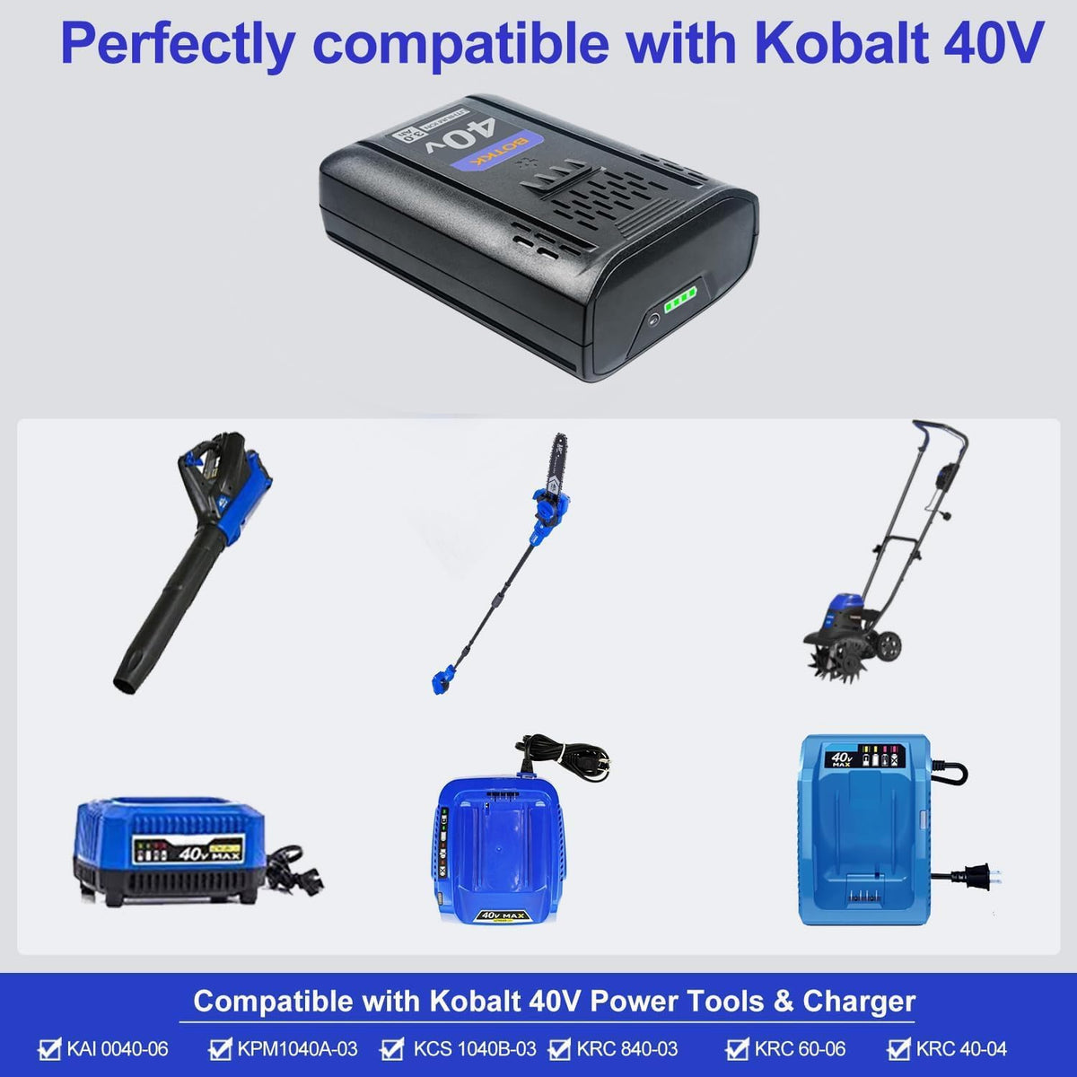 40V 3000mAh Replacement Battery K215