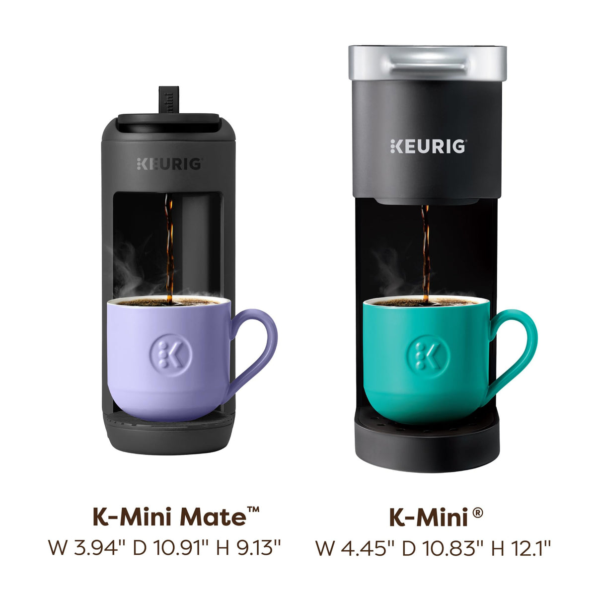 Single Serve K-Cup Pod Coffee Maker, Black Q815