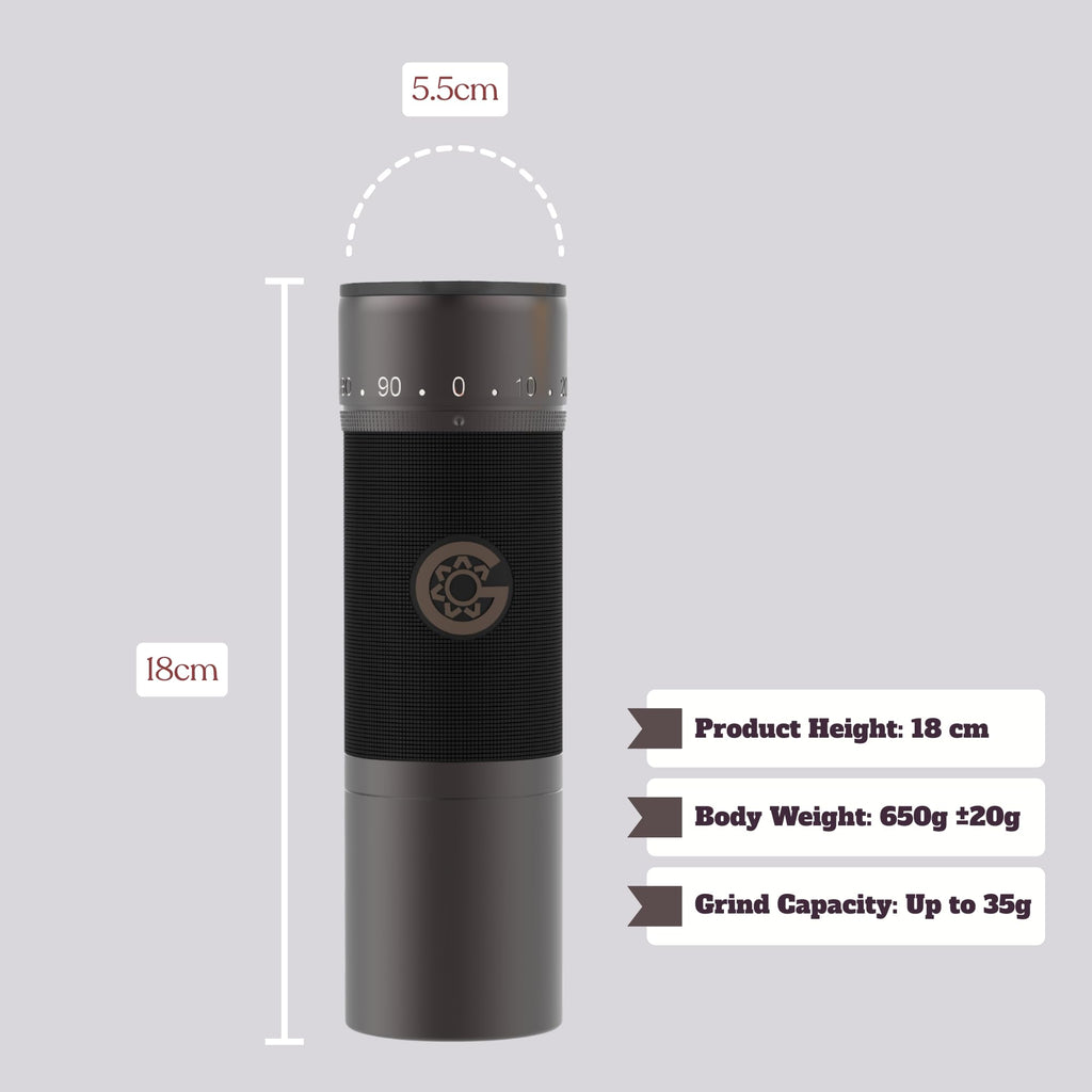 Manual Stainless Burr Coffee Grinder N414030