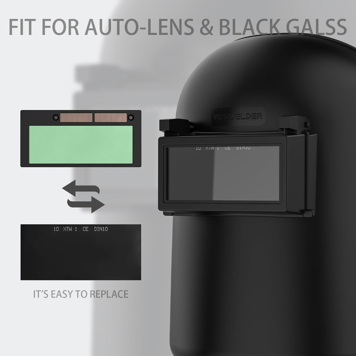 Lightweight Flip Front Welding Helmet E140237