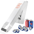 White Wall-Mounted Aluminum Can Crusher W230102