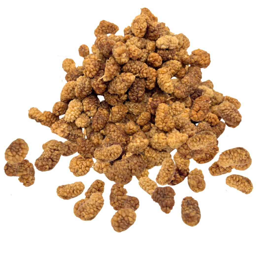 Dried White Mulberries 16 Ounce Bag C9525