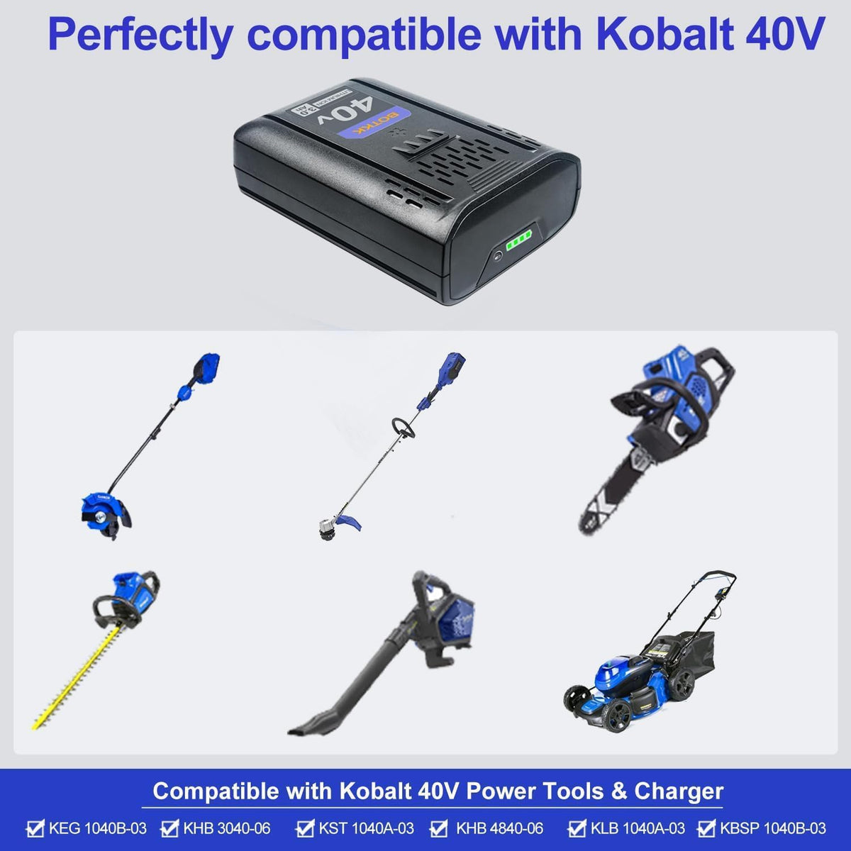 40V 3000mAh Replacement Battery K215