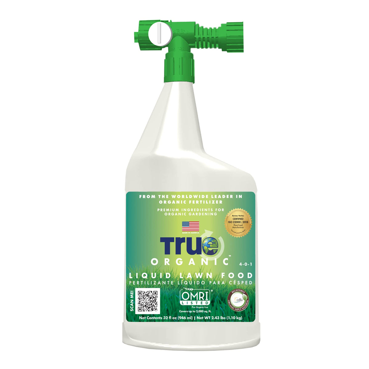 Organic Liquid Lawn Fertilizer with 1% Iron 32 fl. oz. V98070