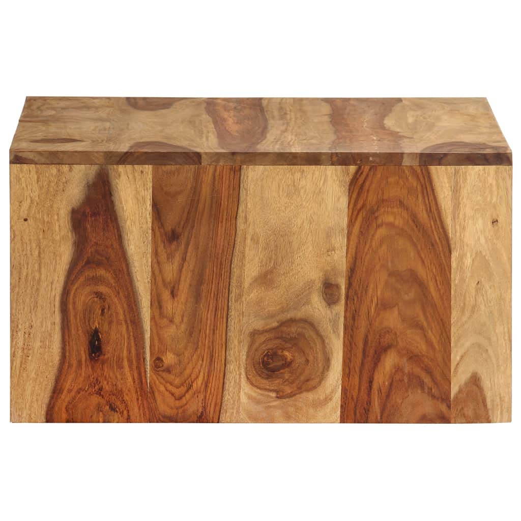 2 pcs Solid Sheesham Wood Nesting Tables U91860