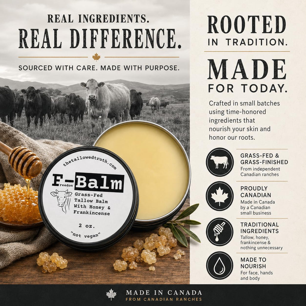 Beef Tallow and Honey Balm, 2 oz B867