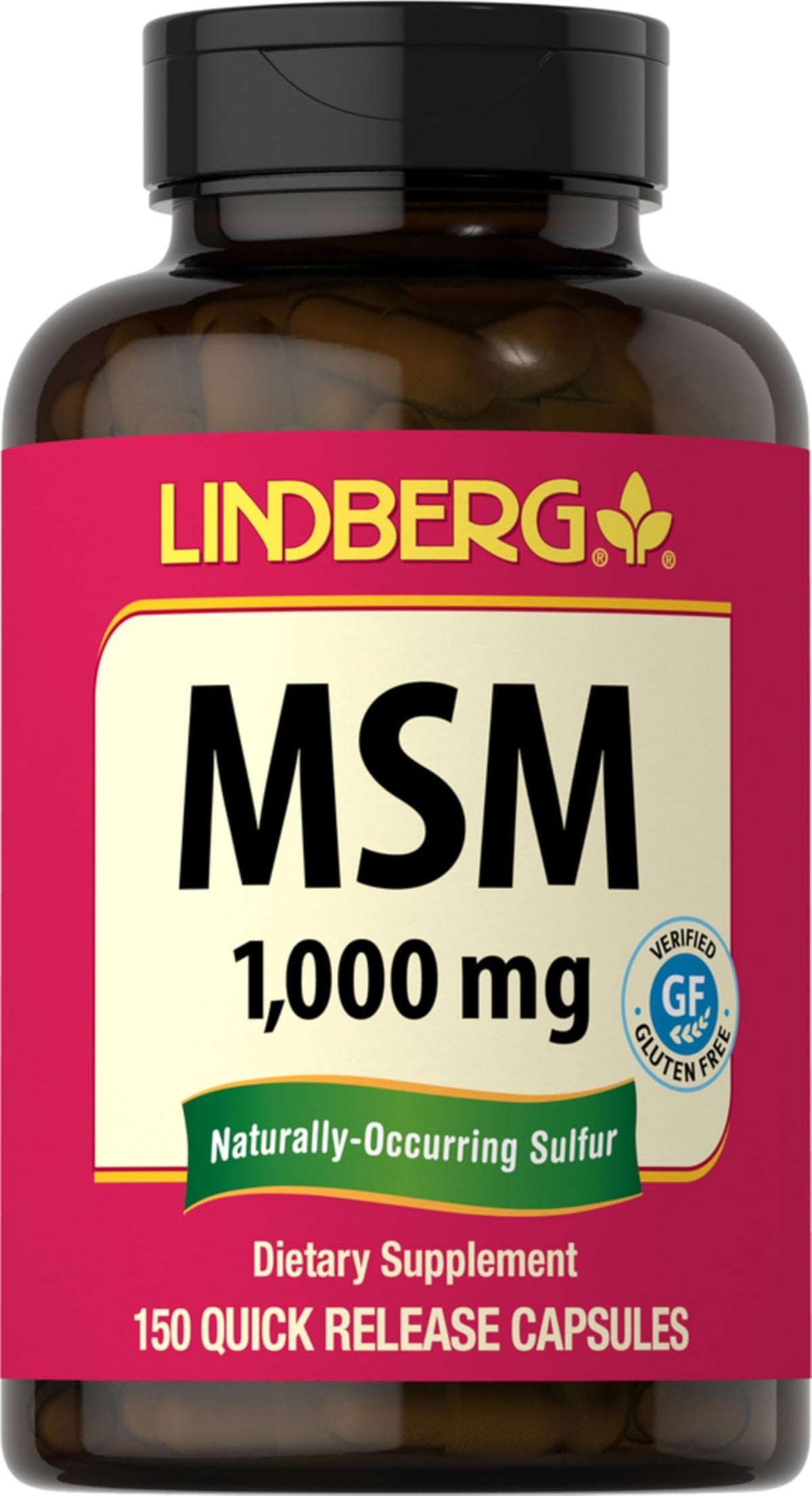 MSM Supplement 1000mg 150 Powder Capsules J15420