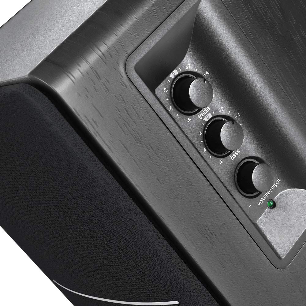 Active Bluetooth Bookshelf Speakers Black K453