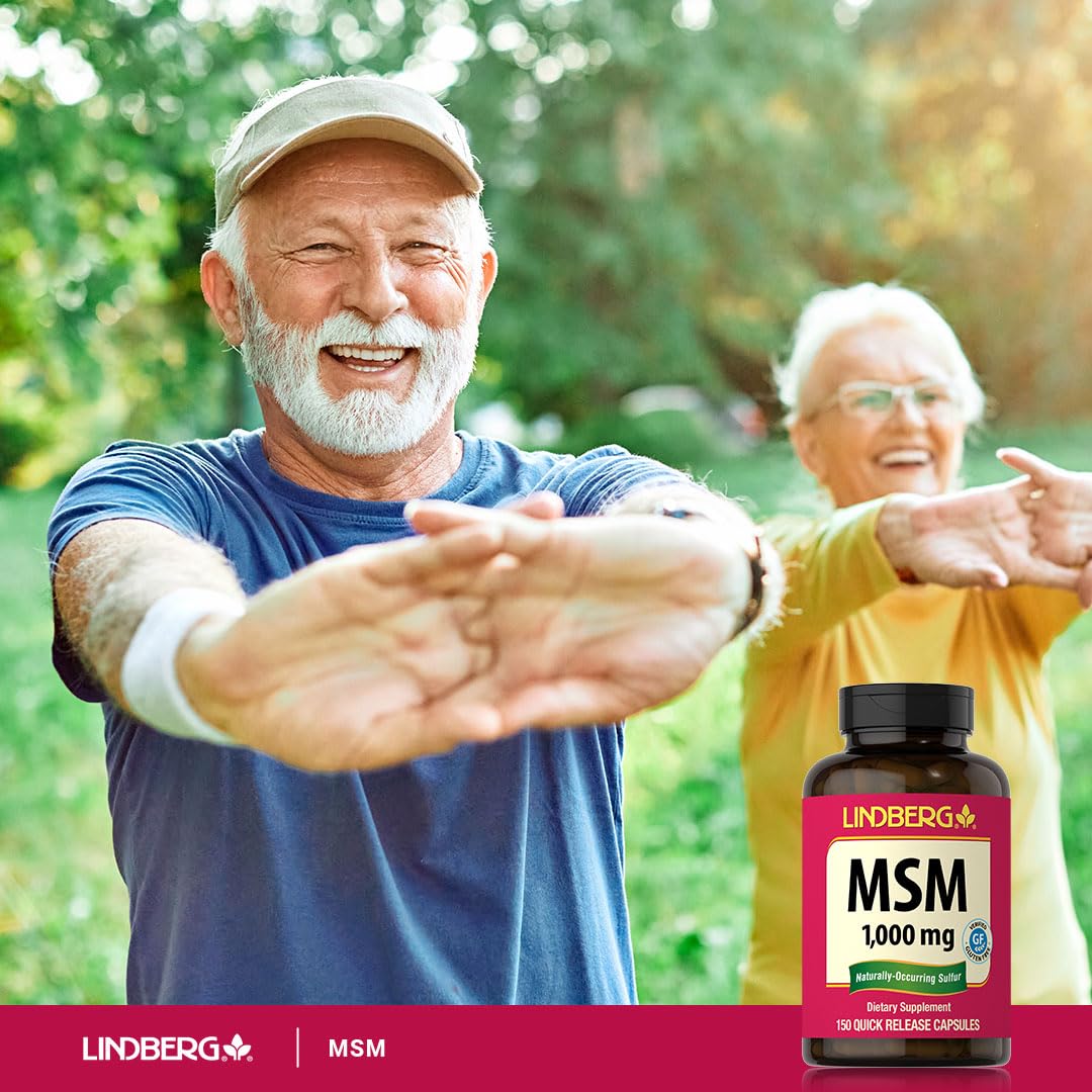 MSM Supplement 1000mg 150 Powder Capsules J15420