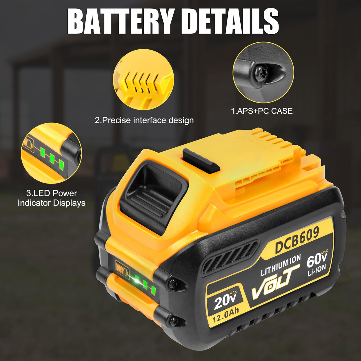 2 Pack 12.0Ah Replacement Battery G25504
