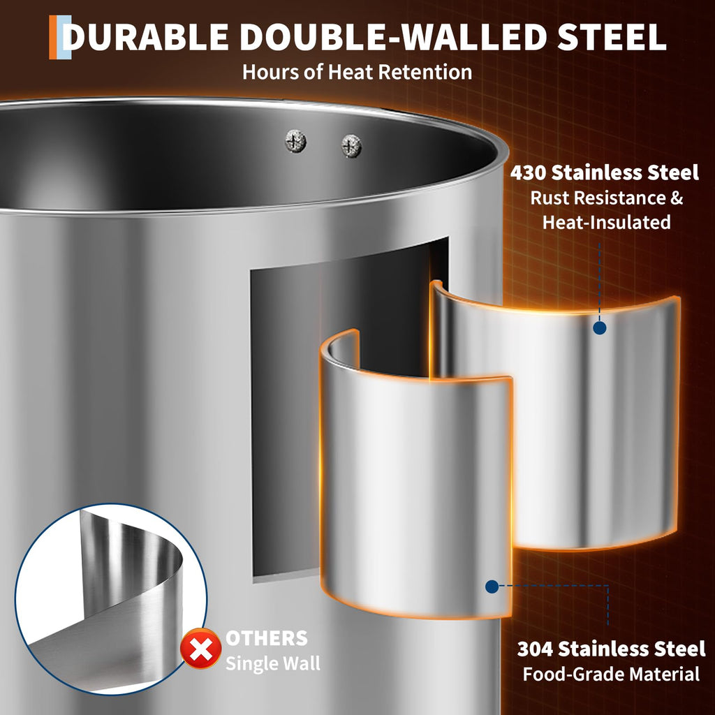 10L Stainless Steel Commercial Coffee Urn P81823