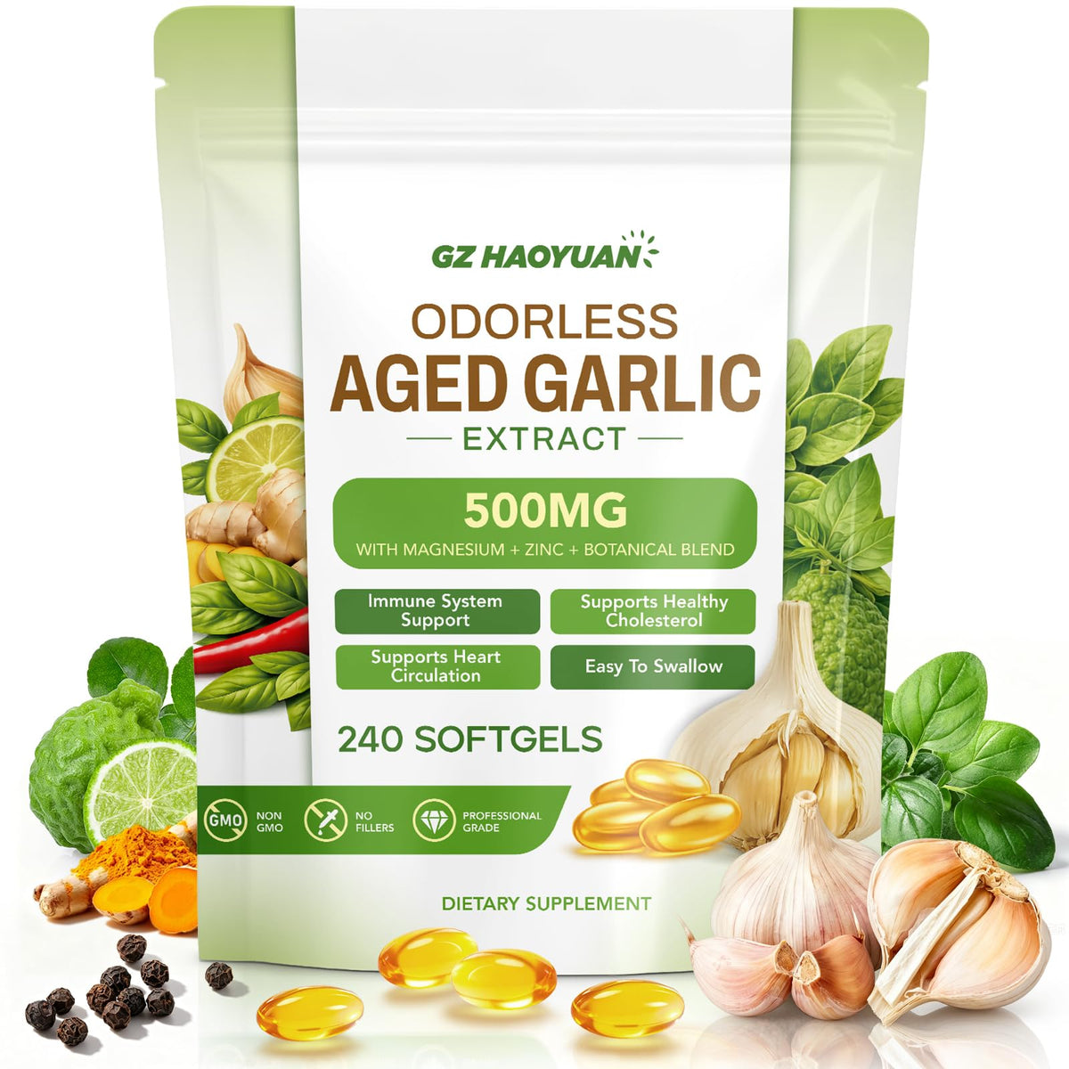 Odorless Garlic Capsules A923337