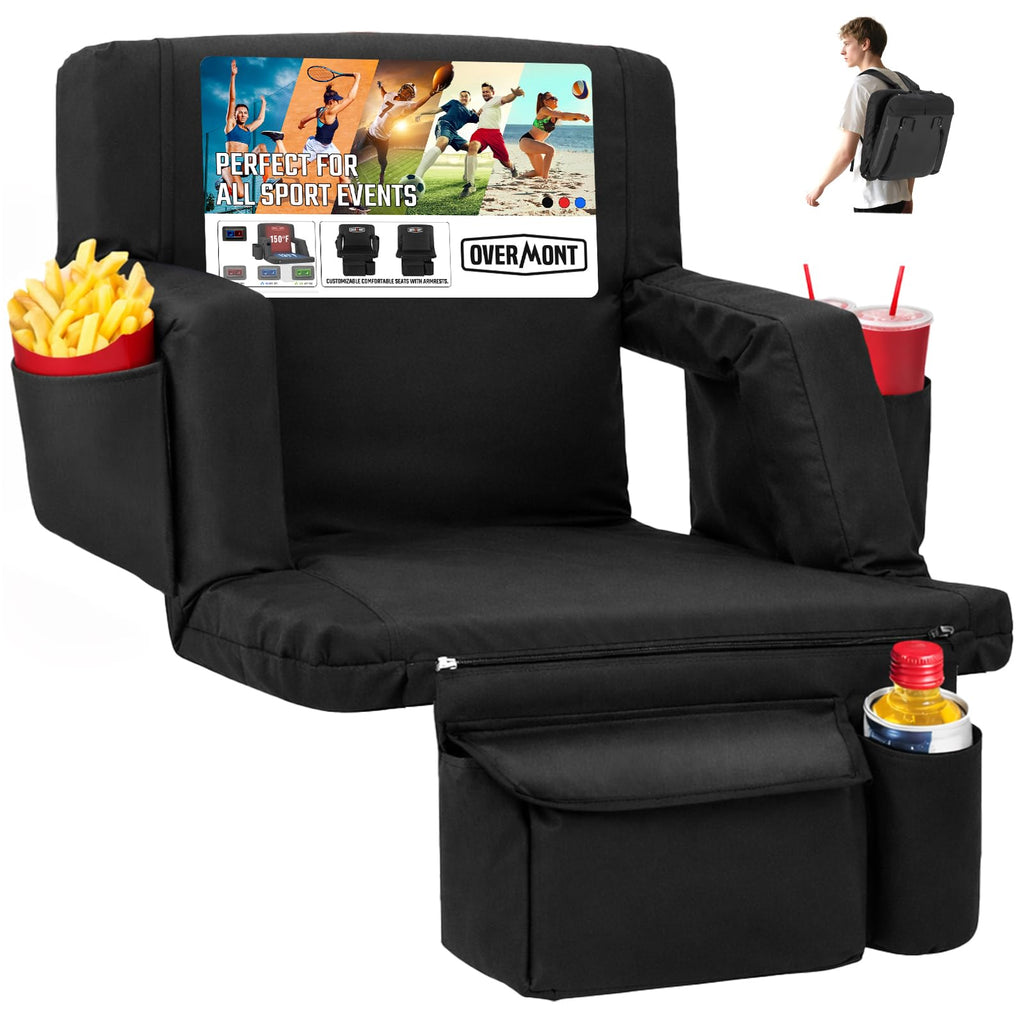 Stadium Seat with Back Support and Armrests U3373