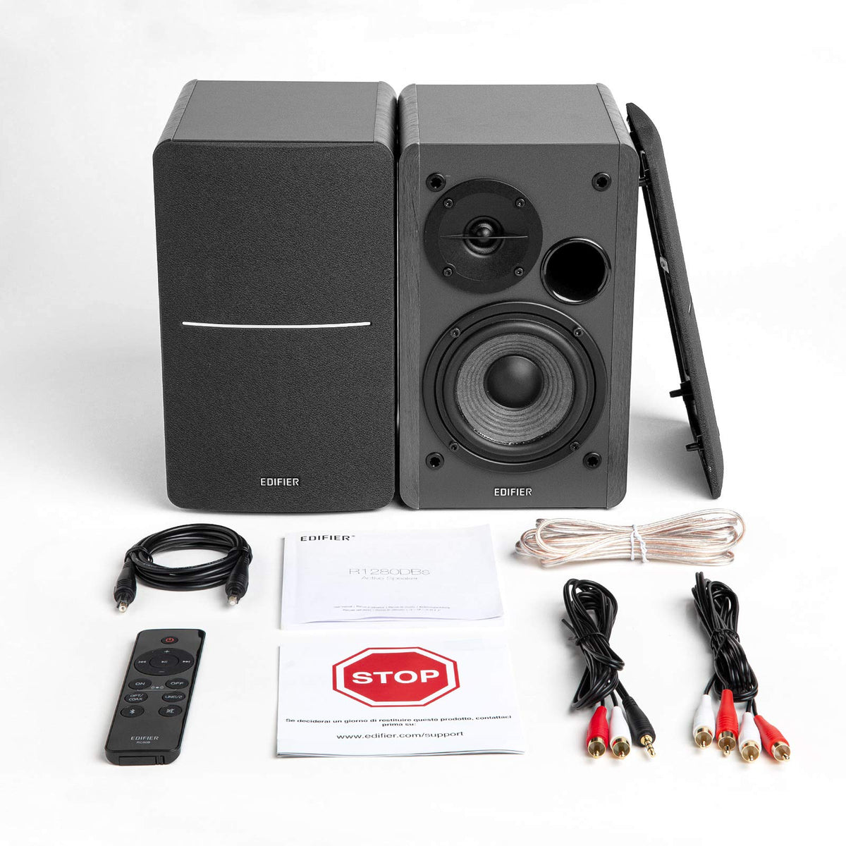 Active Bluetooth Bookshelf Speakers Black K453