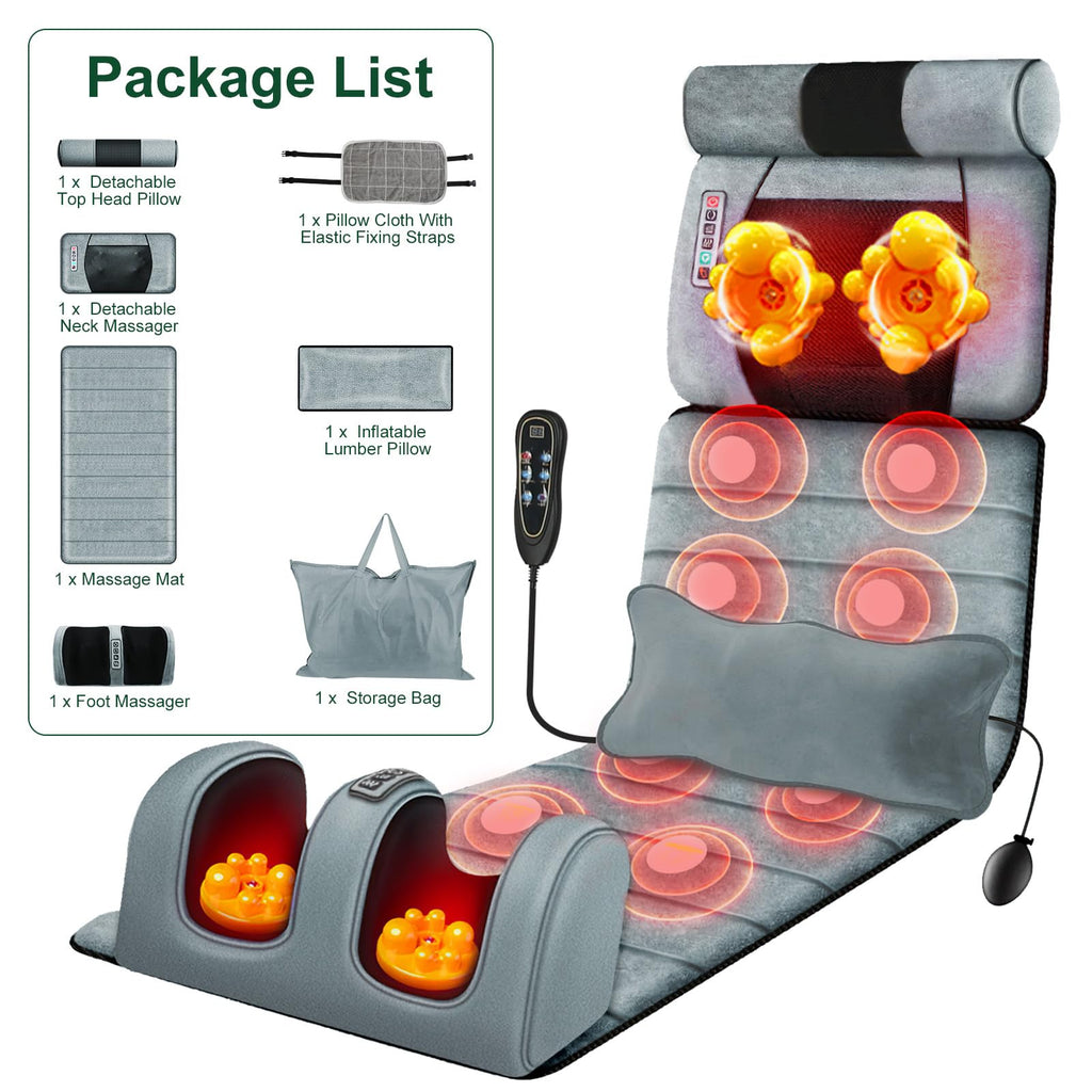 Full Body Massage Mat with Heat Y660261