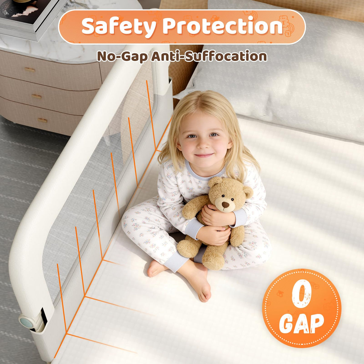 Foldable Safety Bed Rail Z889
