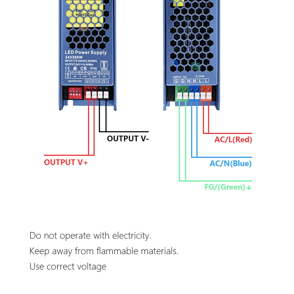 24V 200W LED Driver Switching Power Supply X7477