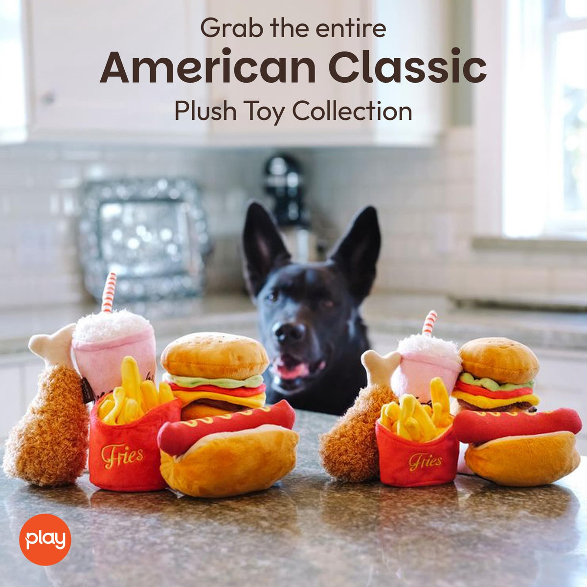Plush Dog Toy Machine Washable E930883