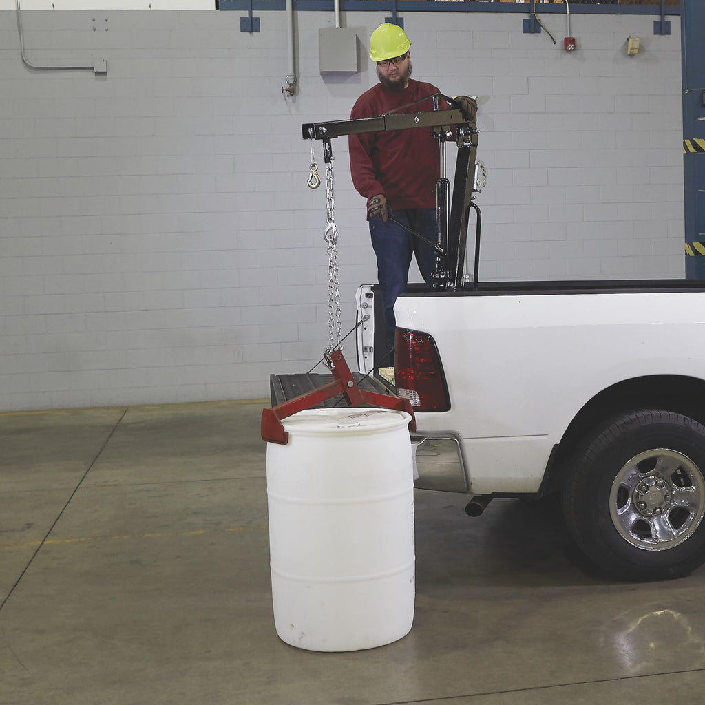 Hydraulic Pickup Truck Crane with Hand Winch 2000-Lb. Capacity A4442