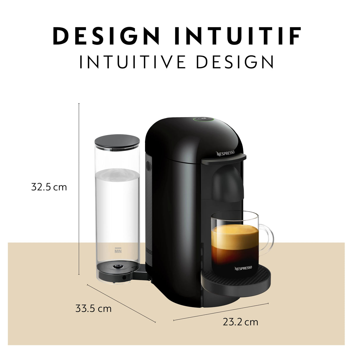 Ink Black Coffee and Espresso Maker E77475