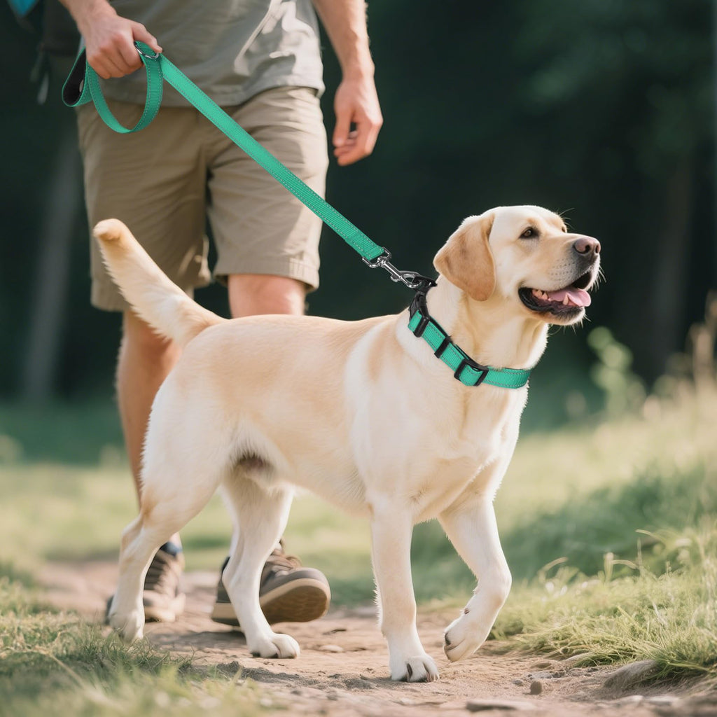 Reflective Adjustable Neoprene Padded Dog Collar V57176