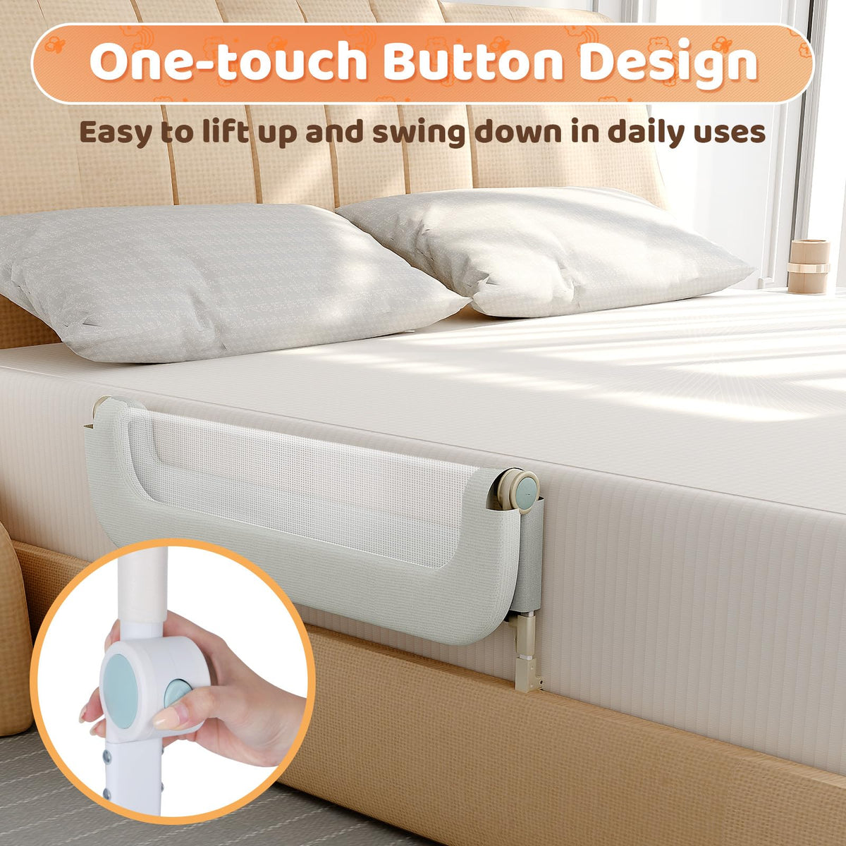 Foldable Safety Bed Rail Z889