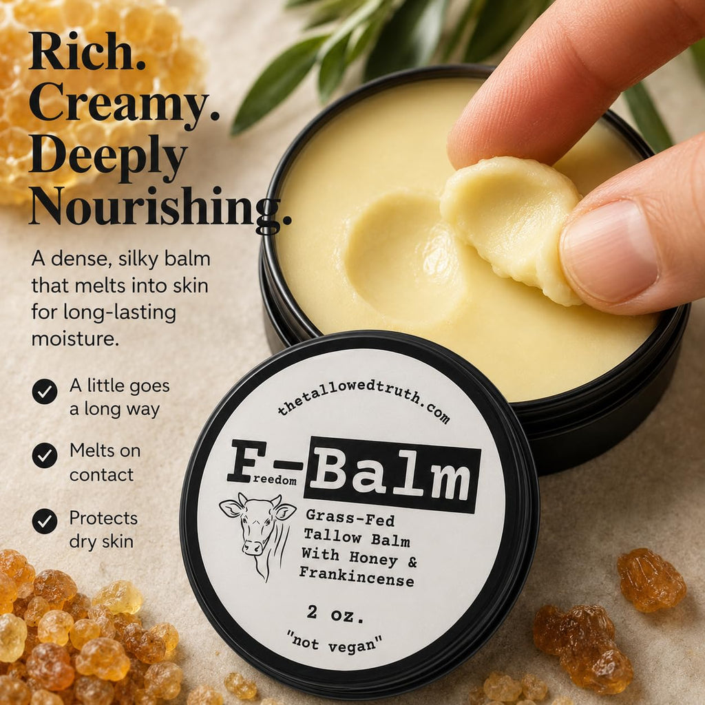Beef Tallow and Honey Balm, 2 oz B867