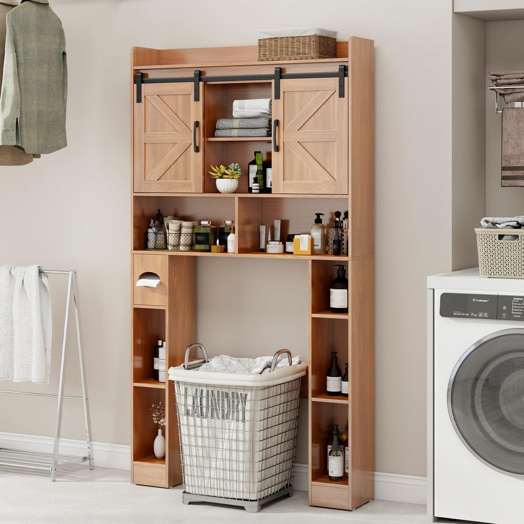 Over The Toilet Cabinet with Sliding Doors R877317