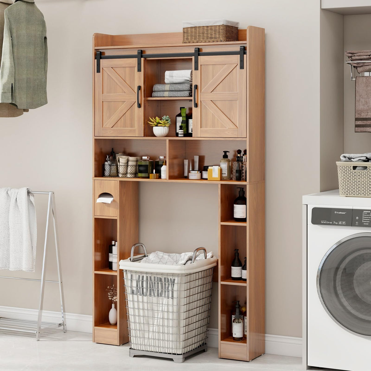 Over The Toilet Cabinet with Sliding Doors R877317