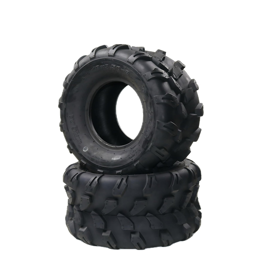 Set of 2 18X7X8 Tubeless ATV/UTV Tires 4 PR D187