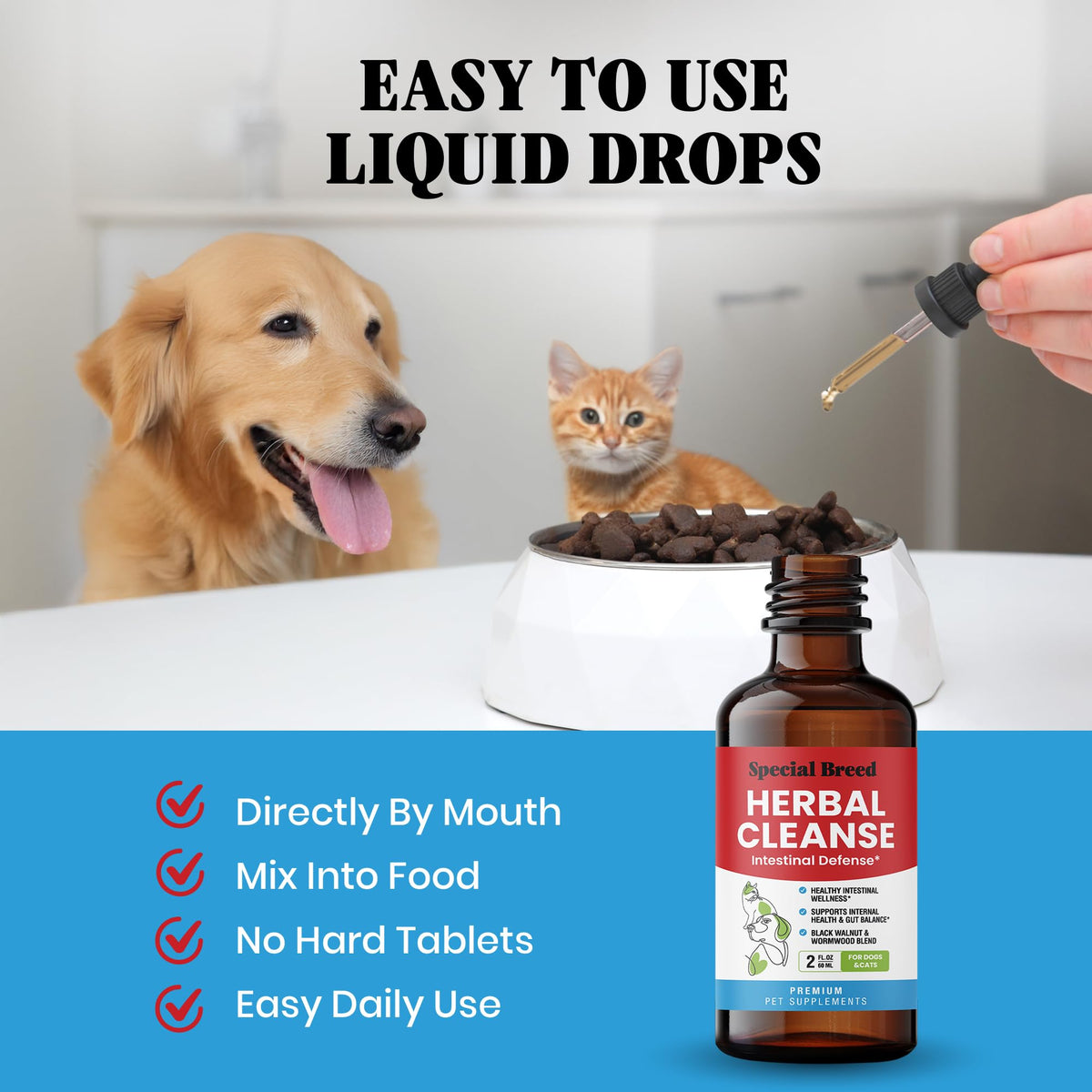 2 oz Herbal Cleanse for Dogs & Cats N16338
