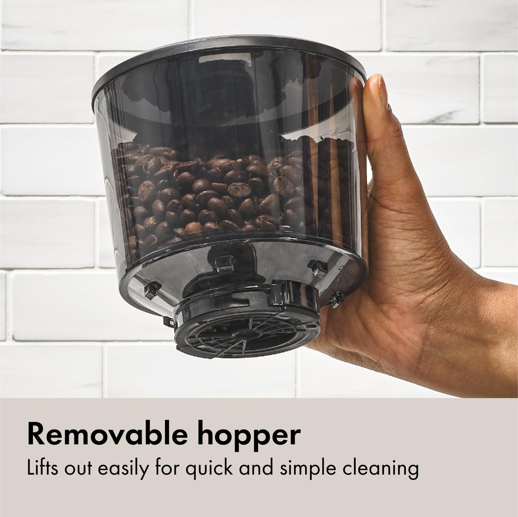 Electric Coffee Bean Grinder 12 Oz Silver Y796