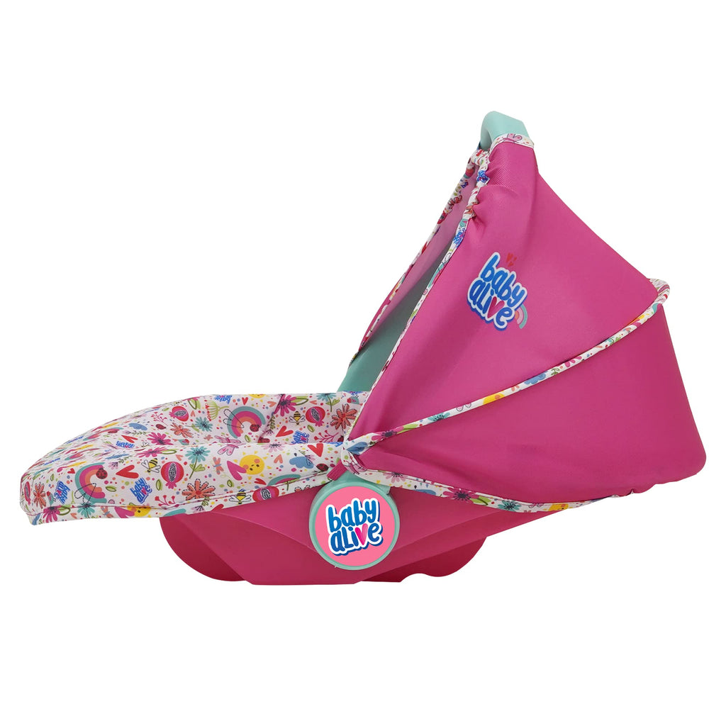 Pink & Rainbow 3-in-1 Doll Car Seat Z851688