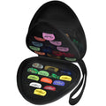 Black Guitar Pick Case with Mesh Pocket X551