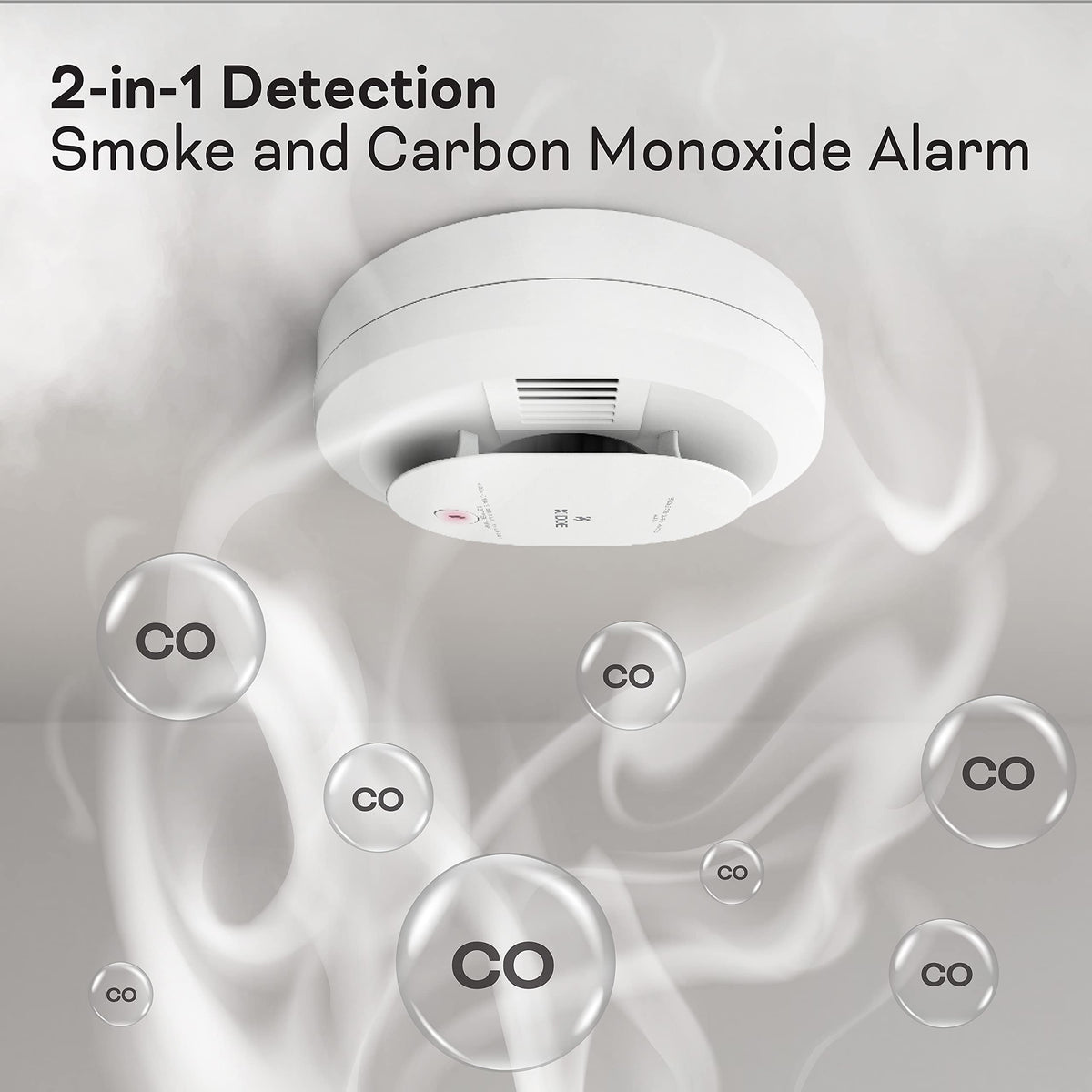 Hardwired Smoke & Carbon Monoxide Detector, 4 Pack Z903732