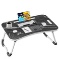 Folding Wood Lap Desk with Cup Holder U884210