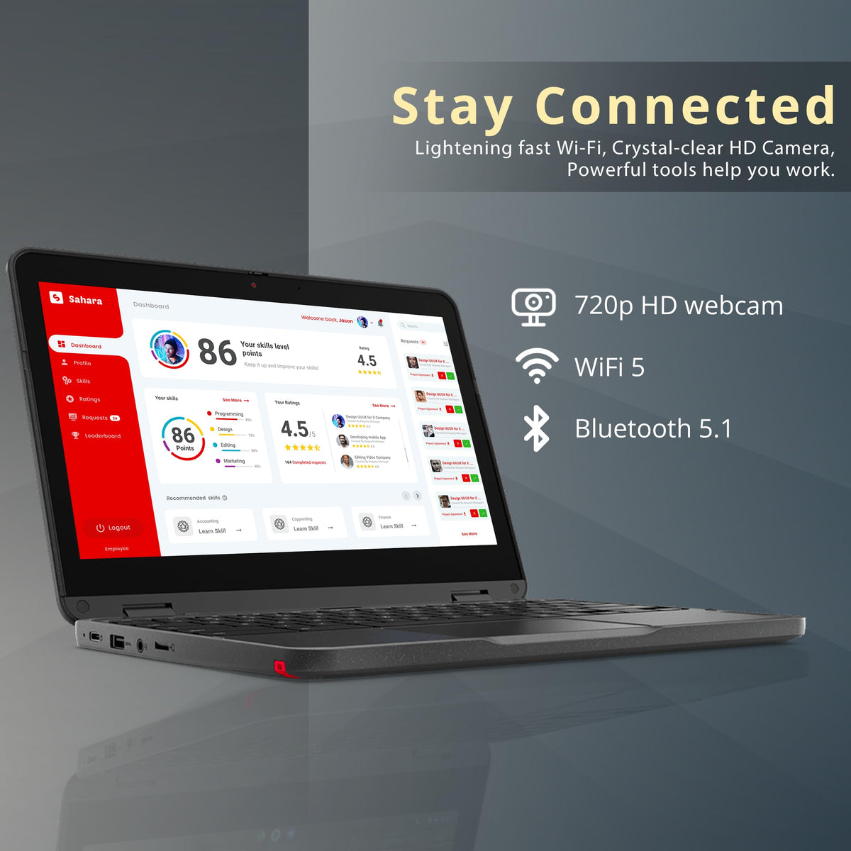 11.6" 2-in-1 Touchscreen Chromebook D783