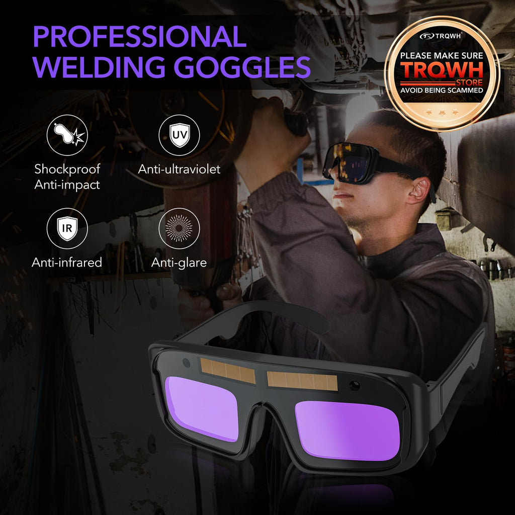Auto Darkening Welding Glasses U85304