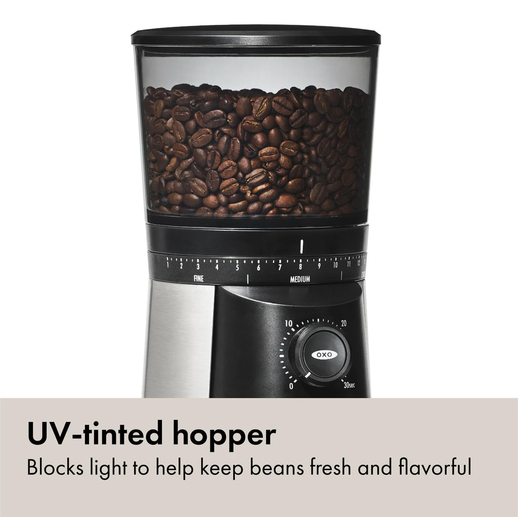 Electric Coffee Bean Grinder 12 Oz Silver Y796