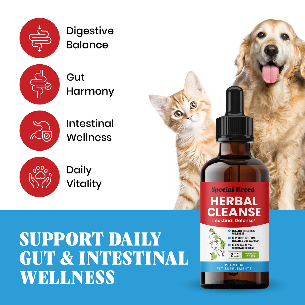 2 oz Herbal Cleanse for Dogs & Cats N16338