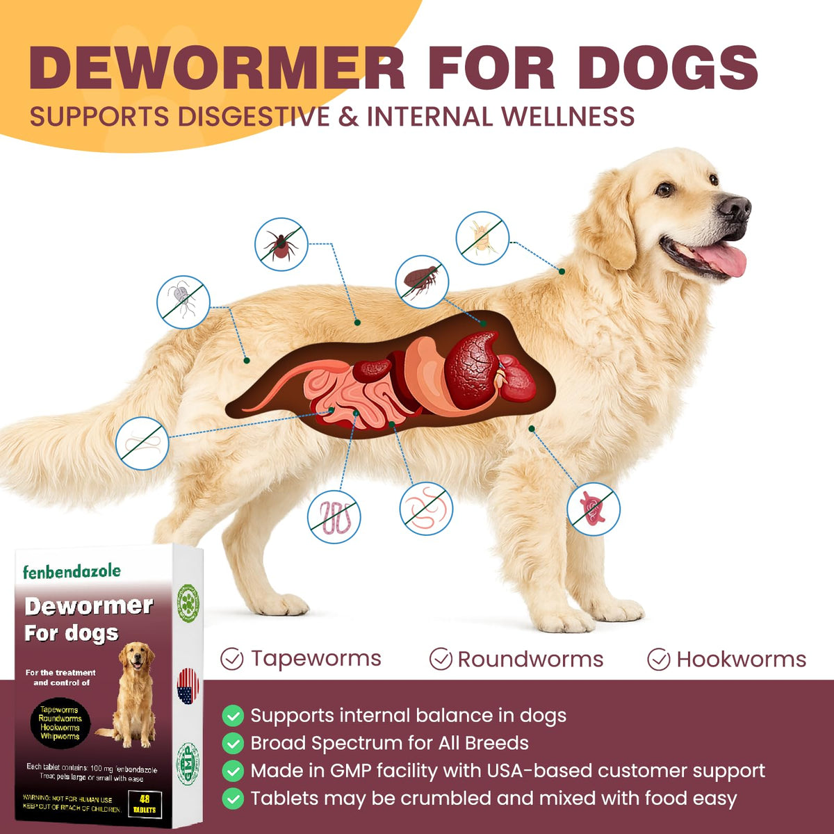 Dogs Dewormer 48 Count T658