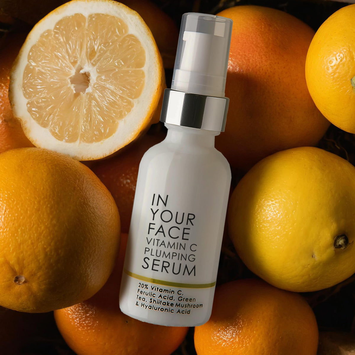 Vitamin C Hydrating Brightening Face Serum with Hyaluronic Acid 1oz R49179