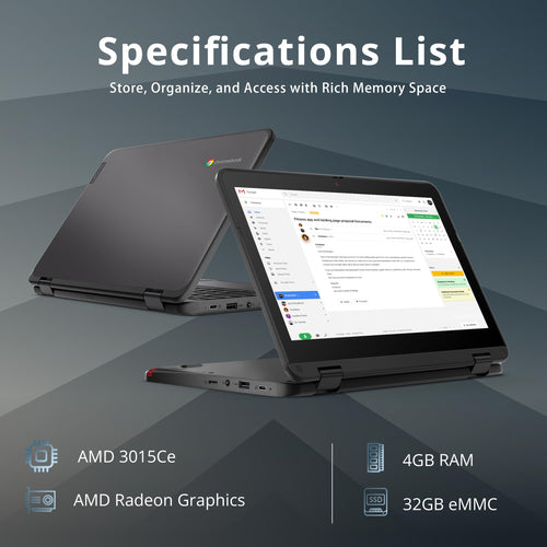 11.6" 2-in-1 Touchscreen Chromebook D783