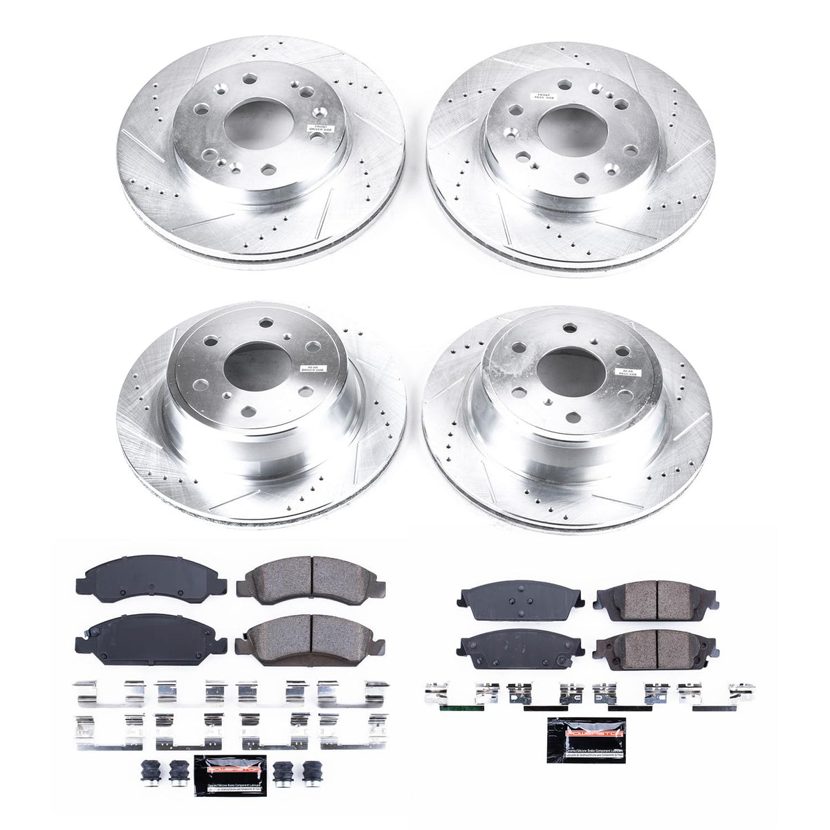 Brake Pad & Rotor Kit Front & Rear E4779