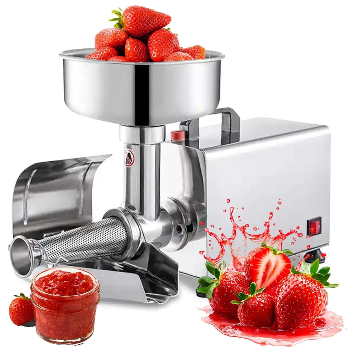 450W Stainless Steel Electric Tomato Strainer E6351